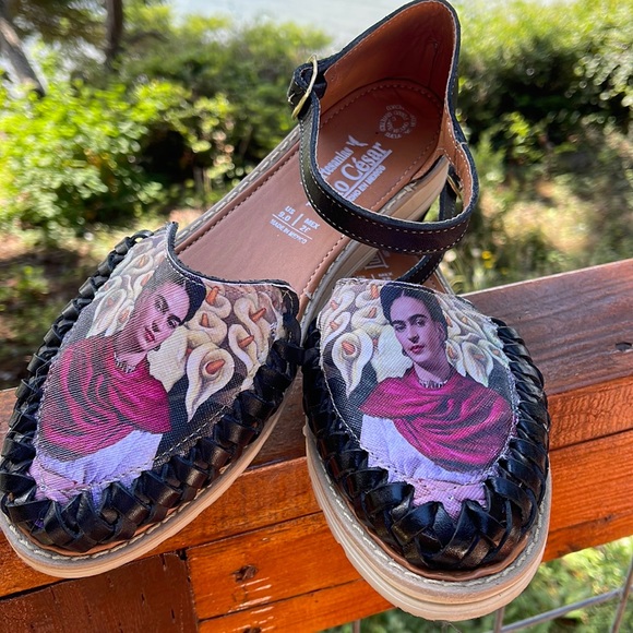Artesian Julio Cesar Frida Kalo Women’s Huarache Sandals size 9 - Picture 4 of 16